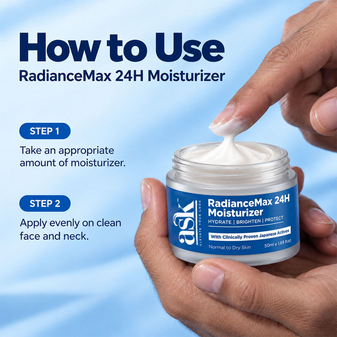 RadianceMax 24H Face Moisturizer Cream- 50 ml | For Normal To Dry Skin