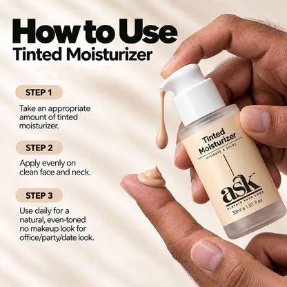 Tinted Sunscreen Moisturizer for Men-30ml | For All Skin Type