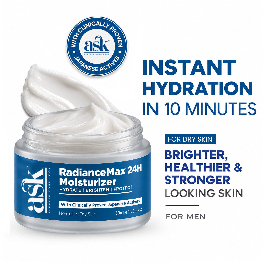 RadianceMax 24H Face Moisturizer Cream- 50 ml | For Normal To Dry Skin