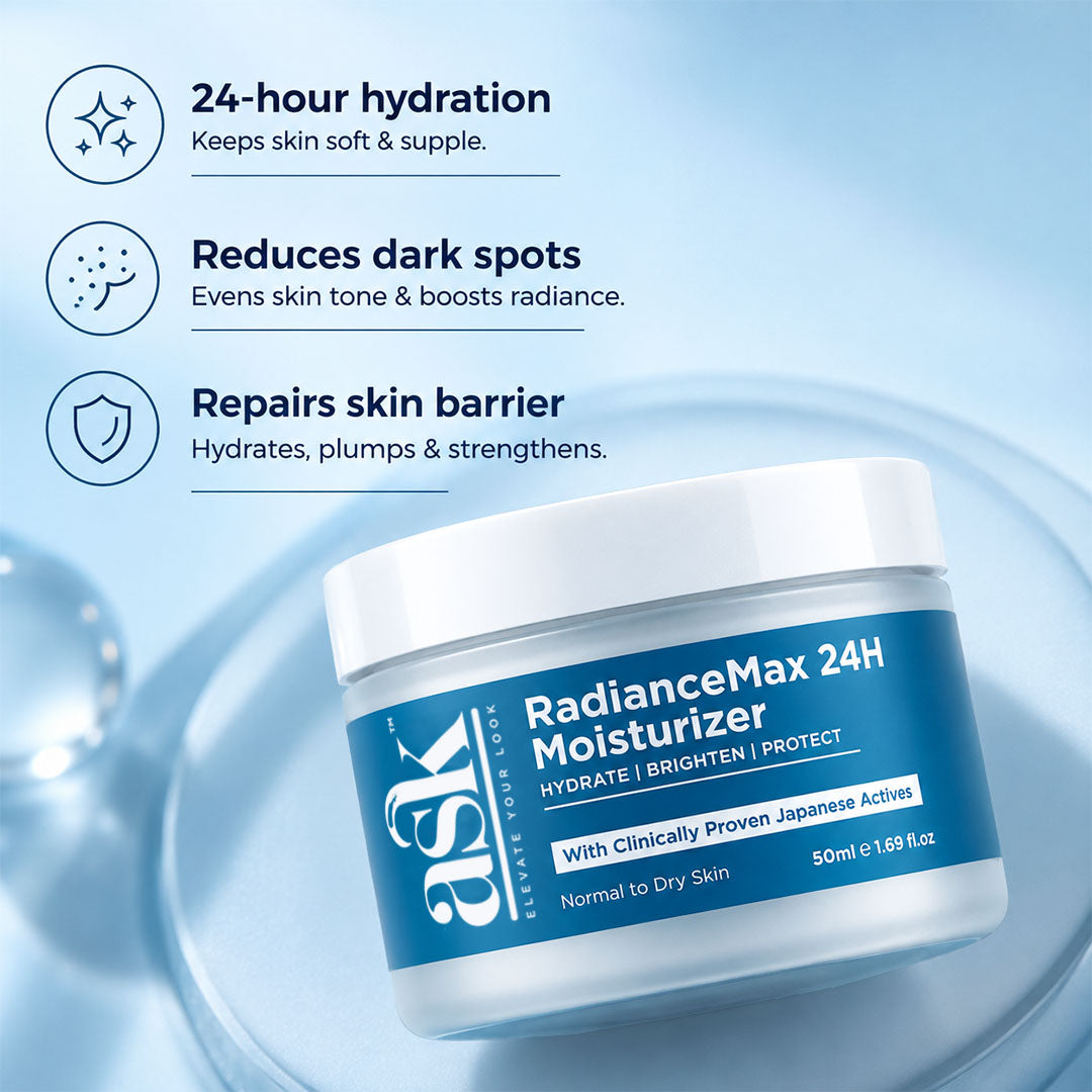 RadianceMax 24H Face Moisturizer Cream- 50 ml | For Normal To Dry Skin