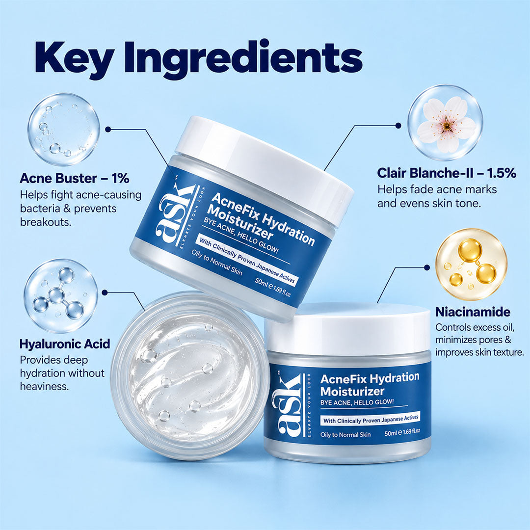 AcneFix Hydration Moisturizer for Men-50 ml | For Oily Skin to Normal Skin