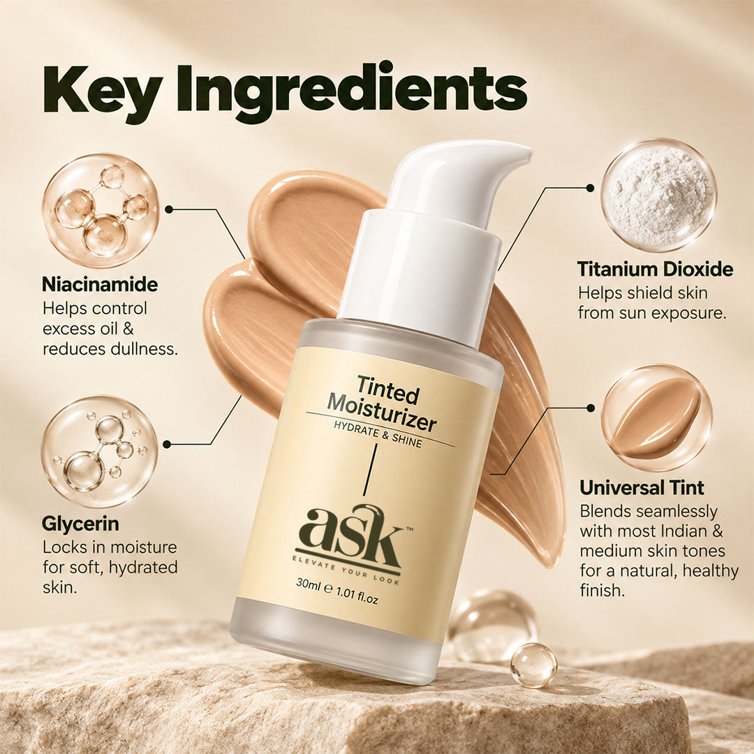 Tinted Sunscreen Moisturizer for Men-30ml | For All Skin Type