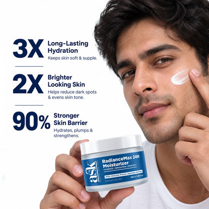 RadianceMax 24H Face Moisturizer Cream- 50 ml | For Normal To Dry Skin