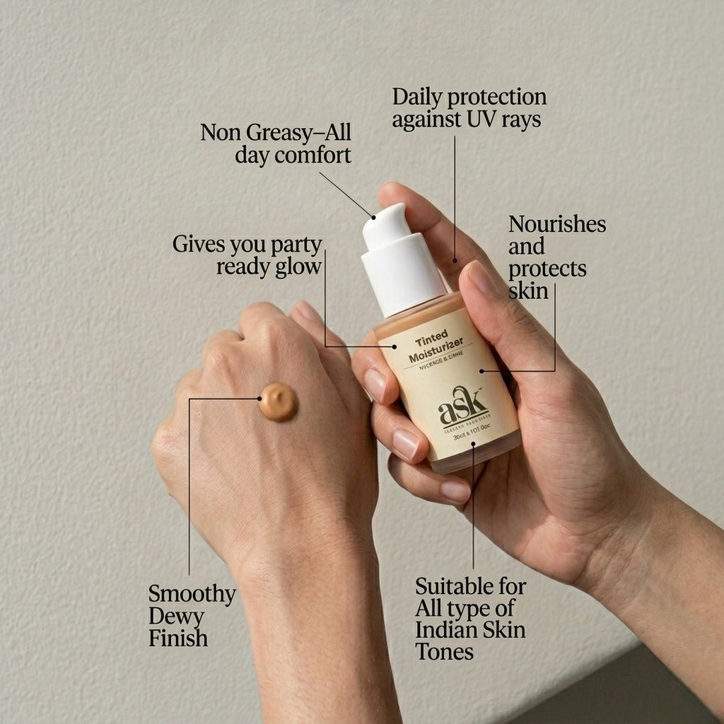 Tinted Sunscreen Moisturizer for Men-30ml | For All Skin Type