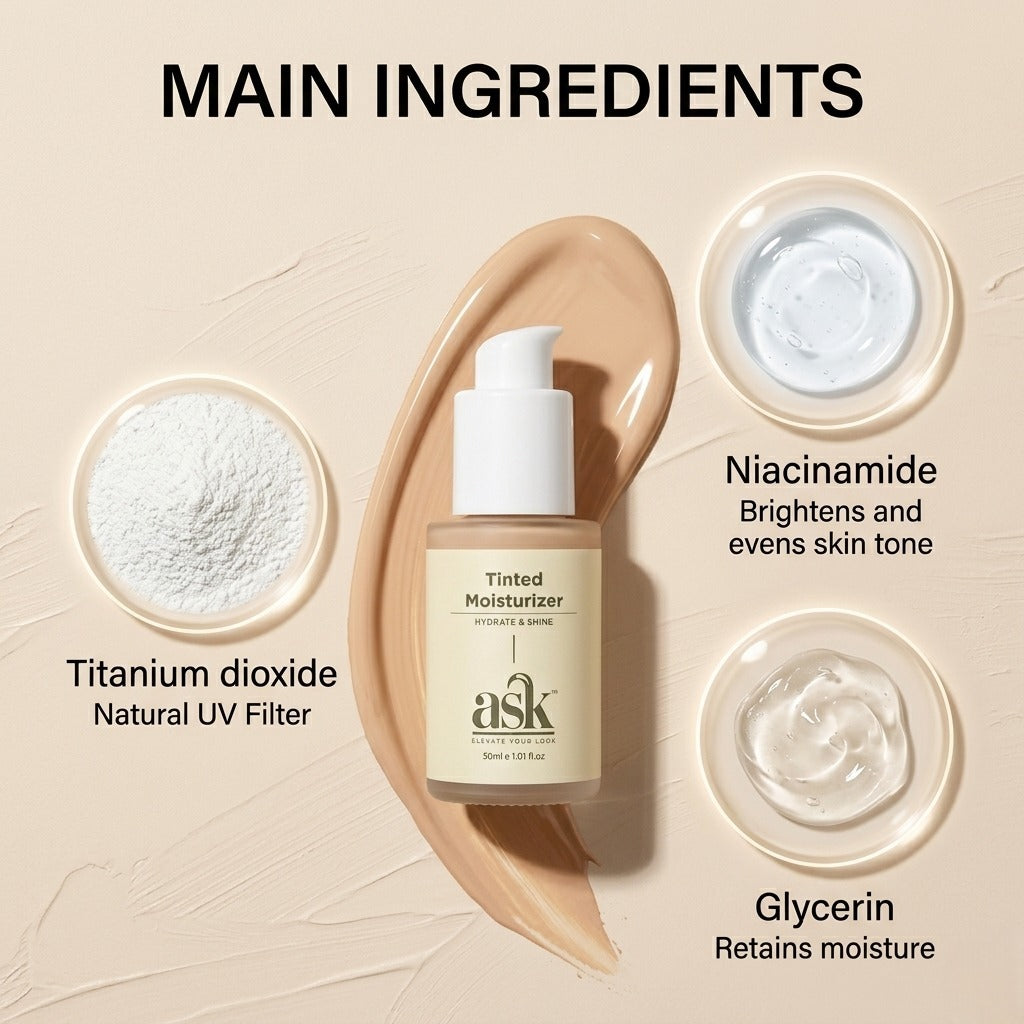 Tinted Sunscreen Moisturizer for Men-30ml | For All Skin Type