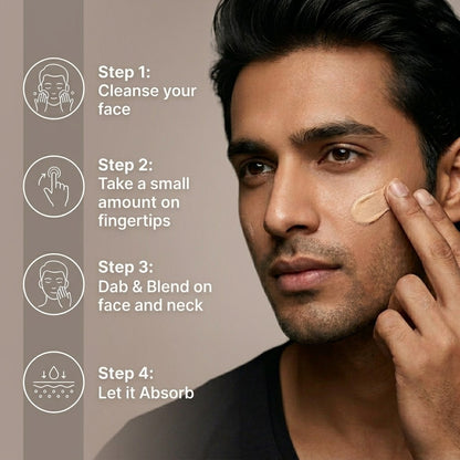 Tinted Sunscreen Moisturizer for Men-30ml | For All Skin Type