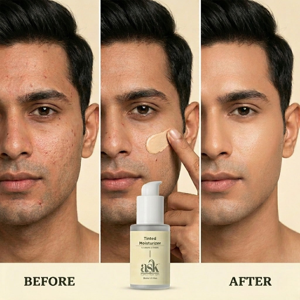 Tinted Sunscreen Moisturizer for Men-30ml | For All Skin Type
