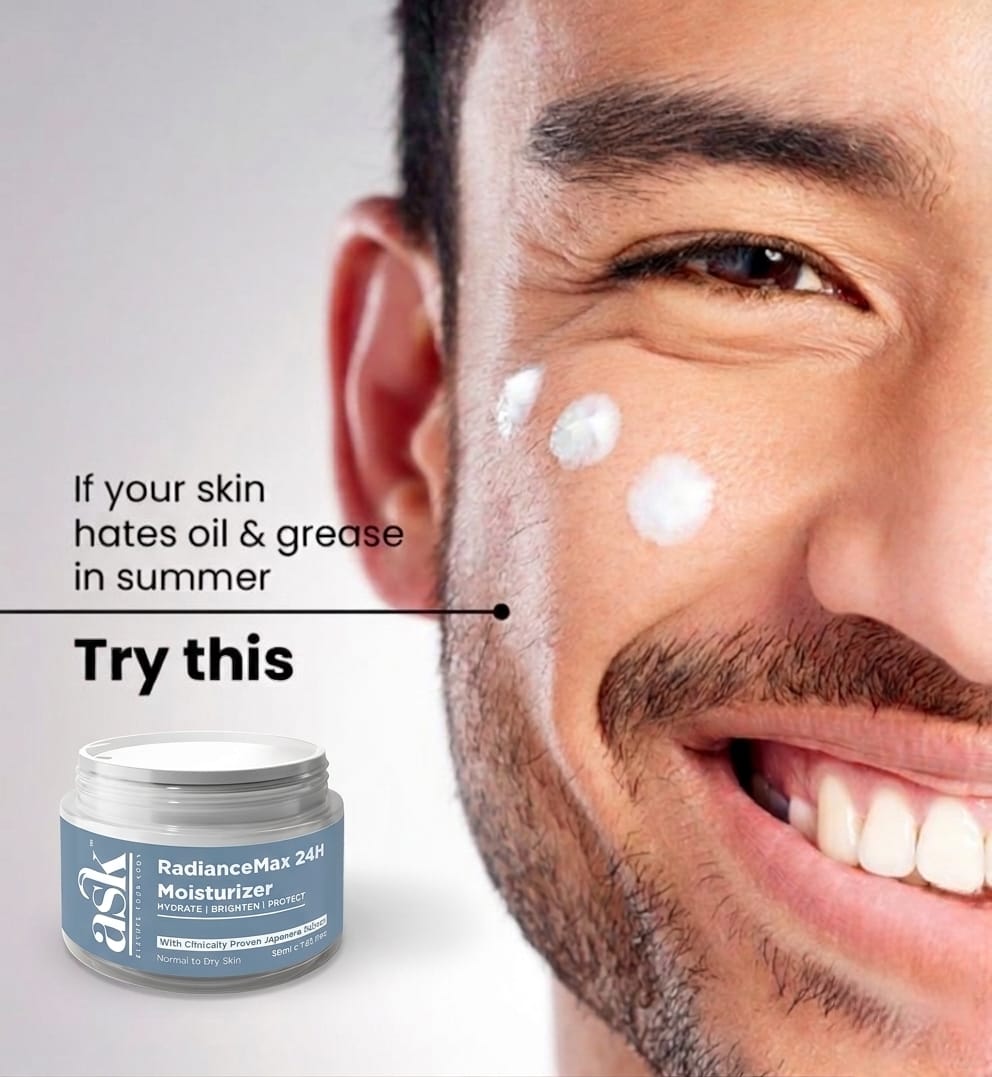 RadianceMax 24H Face Moisturizer Cream- 50 ml | For Normal To Dry Skin