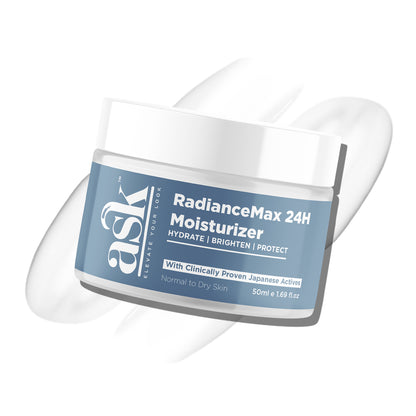 RadianceMax 24H Face Moisturizer Cream- 50 ml | For Normal To Dry Skin